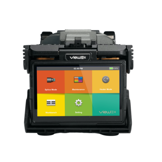 INNO Instrument View3X Fiber Optic Fusion Splicer in Use